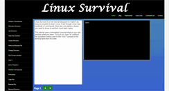 Desktop Screenshot of linuxsurvival.com