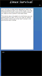 Mobile Screenshot of linuxsurvival.com